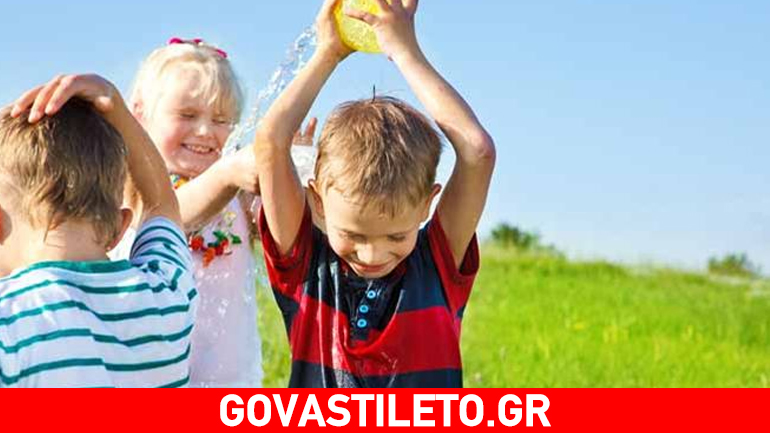 Διασκεδαστικές και δροσιστικές δραστηριότητες με τα παιδιά!